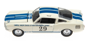 1:64 1965 White Shelby GT350 #29 Diecast