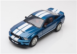 1:18 2007 Blue w/ White Stripe GT500 Diecast