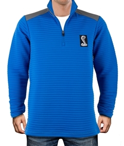 Shelby Blue and Grey 1/4 Zip