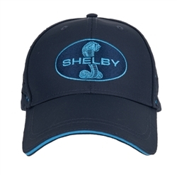 Shelby Snake Dark Navy Hat with Blue Contrast