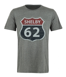Shelby 62 Road Sign Grey Tee