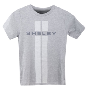 Youth Double Stripe Grey T-Shirt