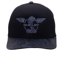 Shelby Wings Camo Bill Black Hat