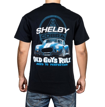 Shelby Cobra Aged to Perfection Black T-Shirt