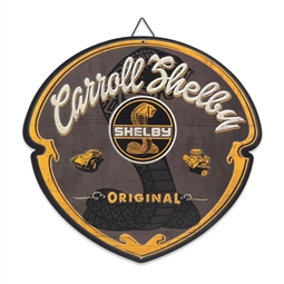 Carroll Shelby Shield Metal Sign