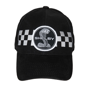 Shelby Snake Checkered Black Hat