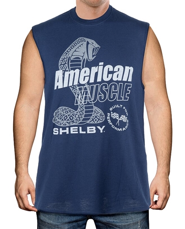 Shelby American Muscle Navy Tank