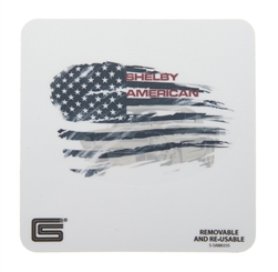 Shelby American US Flag Removable Sticker