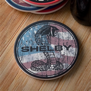 Patriotic Shelby Snake Coaster