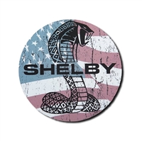 Shelby Patriotic Snake Circle High Profile Magnet