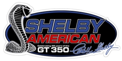 Shelby American GT350 Oval Metal Sign