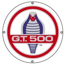 GT500 Cobra Disc Metal Sign