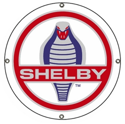 Shelby Cobra Disc Metal Sign