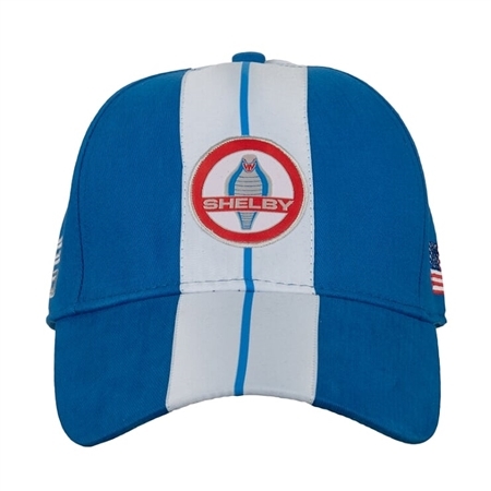 Blue Cobra Double Stripe Hat