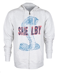 Shelby Applique Oatmeal Zip Up Hoody