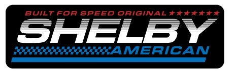 Shelby Built For Speed Red/White/Blue Sticker