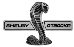 Shelby GT500KR Badge Wall Metal Sign