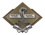 Shelby GT500 Super Snake Bronze Carbon Metal Sign - 25" x 19" $60