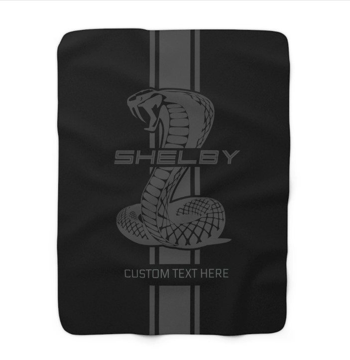 2024 SS Stripe Lightweight Personalized Blanket- Black