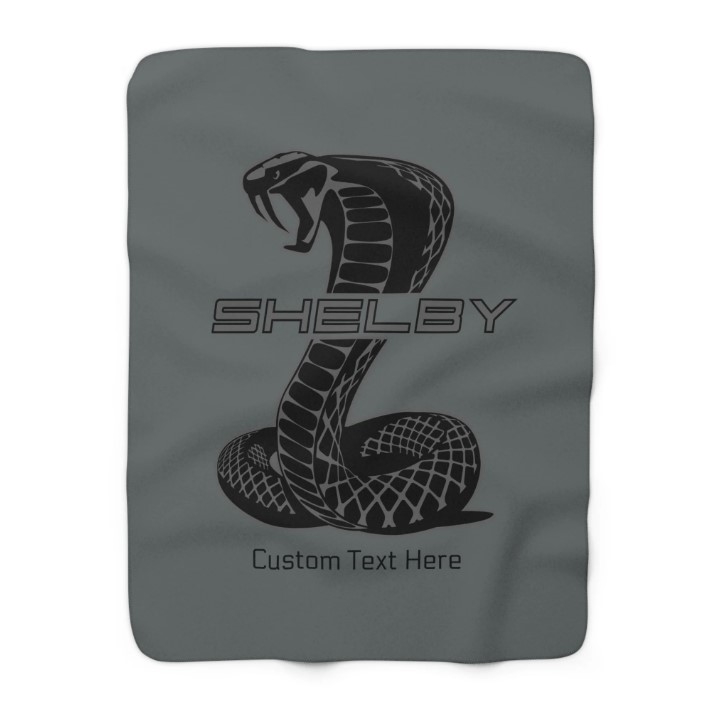 2024 Snake Lightweight Personalized Blanket- Grey
