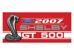 Banner: 2007 Shelby GT500 White/Red