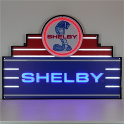 Shelby Marquee Flex LED Neon Sign in Steel Case