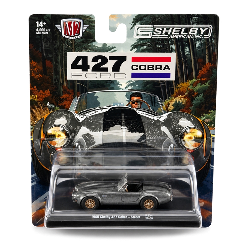 1:64 Shelby Cobra 427 M2 Drivers- Grey