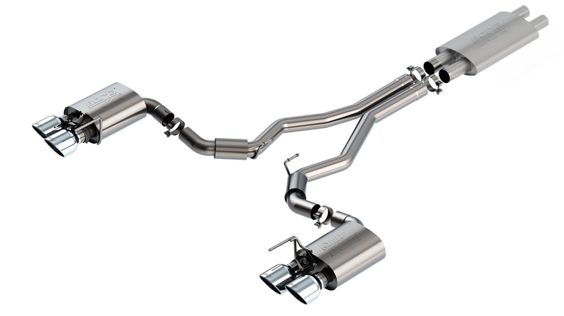 2020-2022 Shelby GT500 Borla Cat-Back Exhaust - Polished Tips