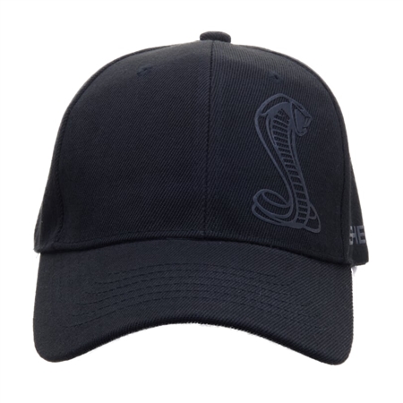 Black Tonal Shelby Snake Hat
