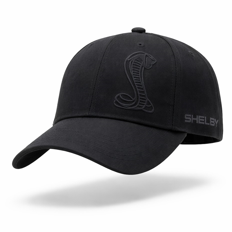 Black Tonal Shelby Snake Hat