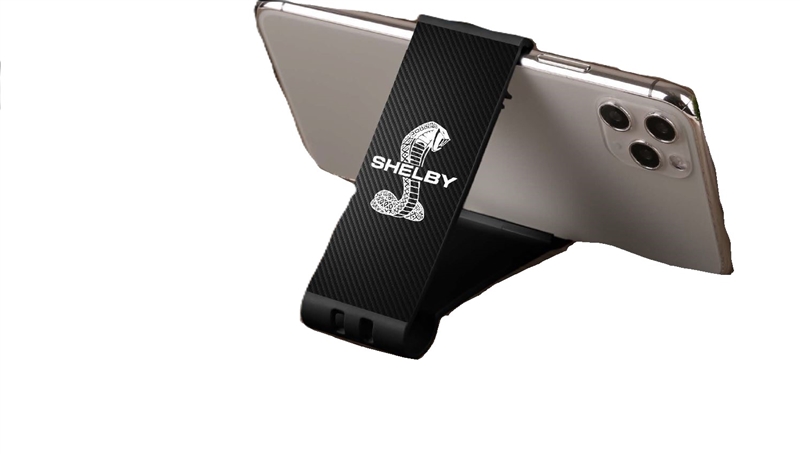Shelby Klamp Cell Phone Stand- Black
