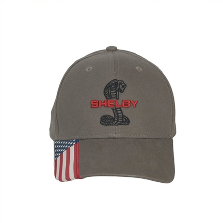 Shelby USA Flag Olive Hat