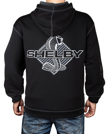 Carbon Print Shelby Snake Black Pullover Hoody