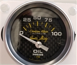 Shelby Carbon Fiber Oil Pressure Gauge 2-1/16" electrical