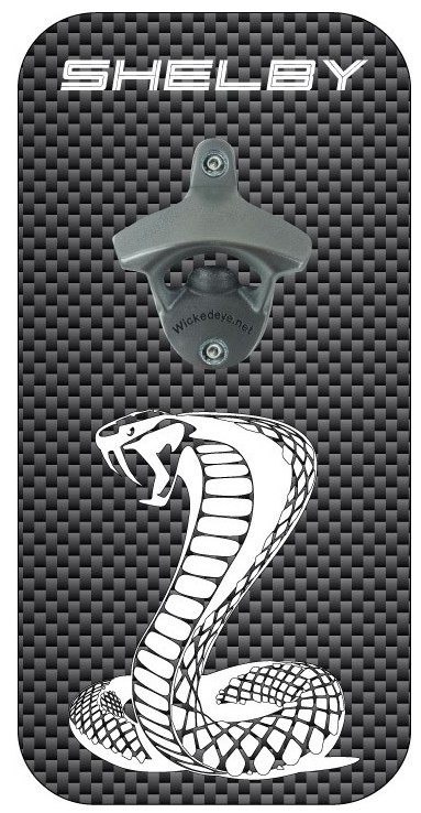 Shelby Snake Carbon Fiber Bottle Opener