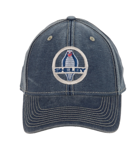 Officially Licensed Ford Shelby Cobra Blue Baseball Cap – Adjustable One Size Fits Most