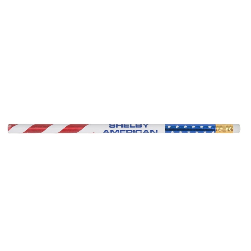 Shelby USA Flag Foil Pencil