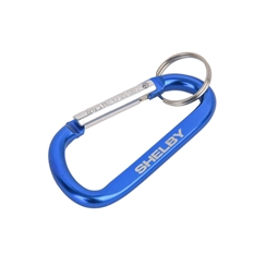 Shelby Blue Carabiner Clip with Keyring