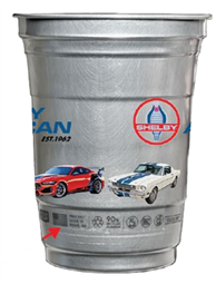 Shelby 16oz Recyclable Aluminum Cup - Silver
