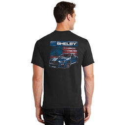 Shelby USA Flag Mustang T-Shirt