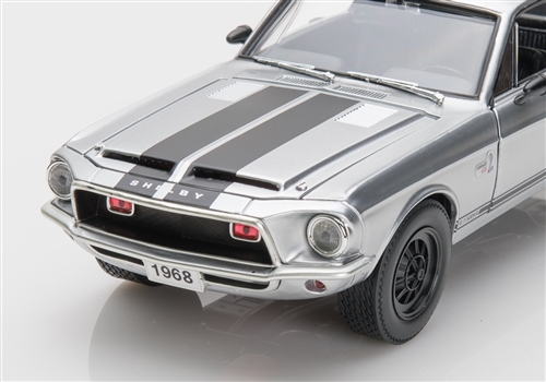 1968 Shelby Gt500 Kr Silver 1 18 Scale Diecast Model by Road Signature 92168 for sale online 