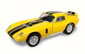 1:18 1965 Yellow Shelby Cobra Daytona Coupe Diecast