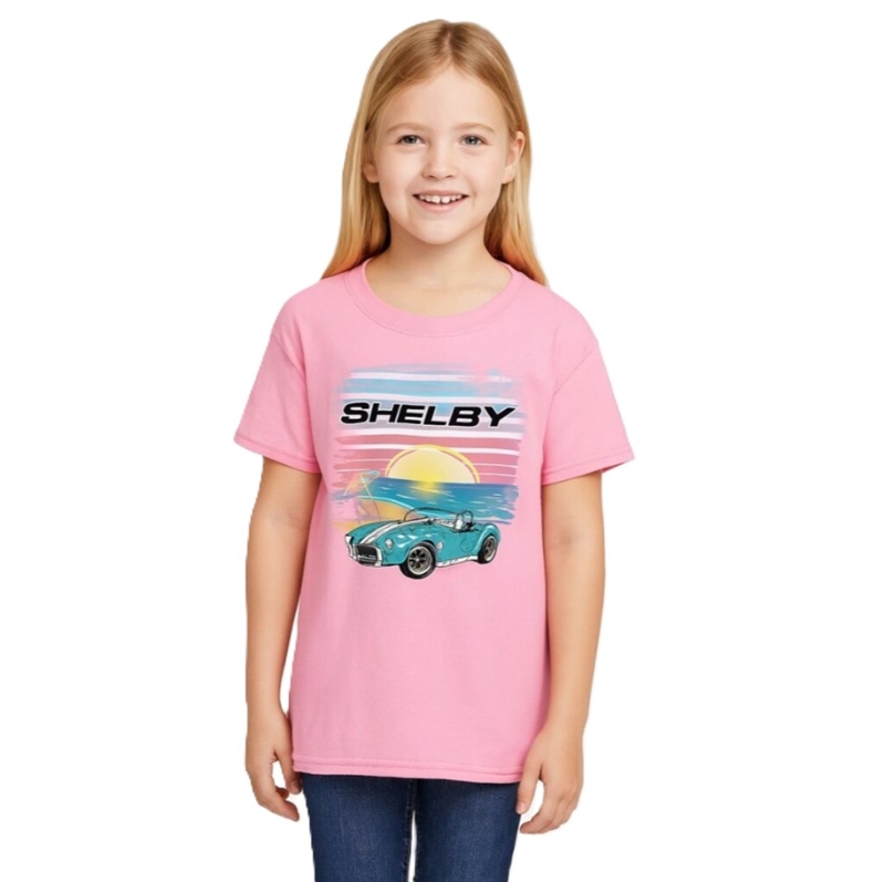 Shelby Coast To Coast Girls Youth Tee- Light Pink