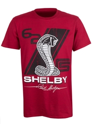 62 Shelby Snake Heather Cherry Red Tee