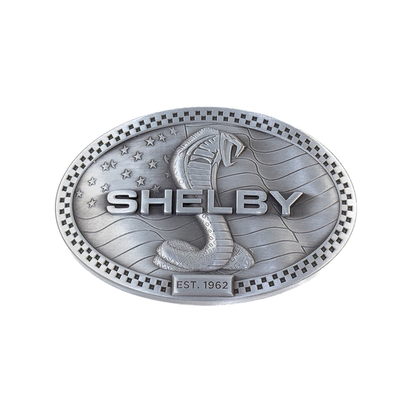 Shelby American Belt Buckle- Silver