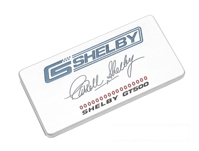 Shelby GT500 Dash Plaque ('10-'14)-SIGNATURE