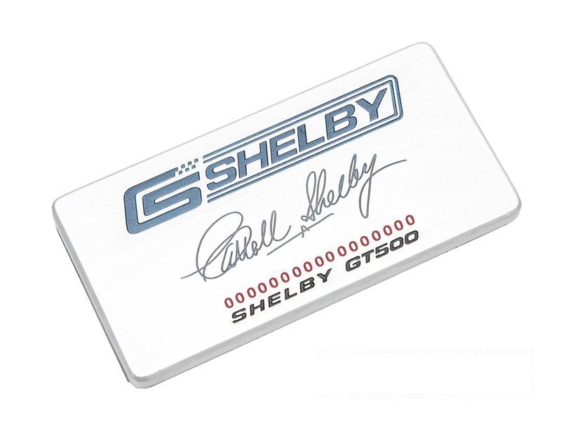 Shelby GT500 Dash Plaque ('10-'14)-SIGNATURE