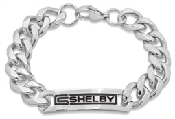 Shelby Steel Chain ID Bracelet