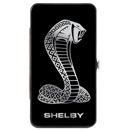 Shelby Chrome Snake Hinged Wallet