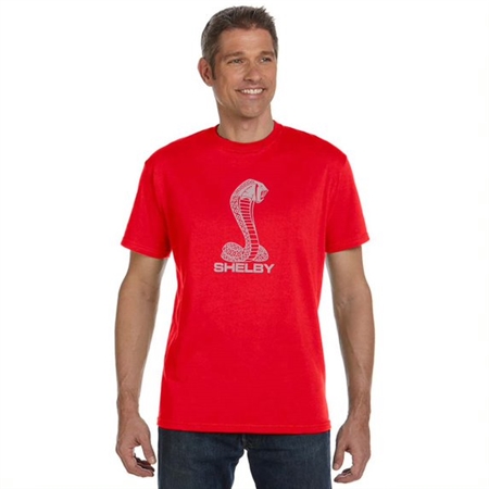 Shelby Tiffany Snake  Red T-Shirt